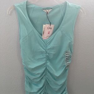 CAbo Shirred Tank Clearwater